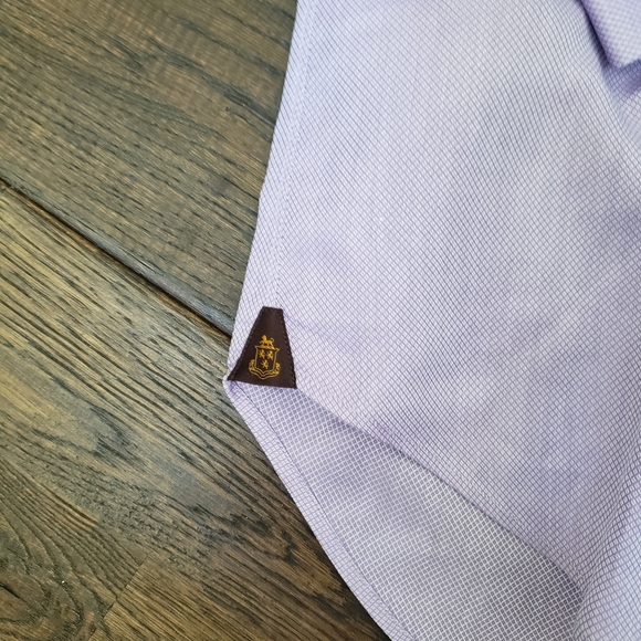 ROBERT TALBOTT MENS LONG SLEEVE DRESS SHIRT SIZE LARGE - Picture 5 of 6